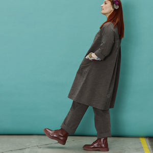 McVERDI Smalrandig jacka - Blue & Bronze