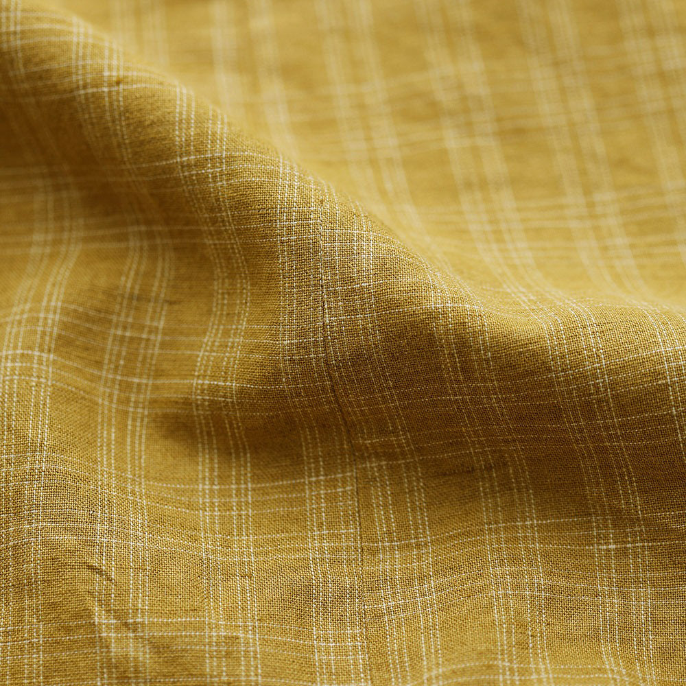 McVerdi klänning KATJA i lin & bomull - Curry