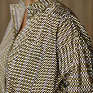 McVERDI oversize skjorta  - Liberty Check