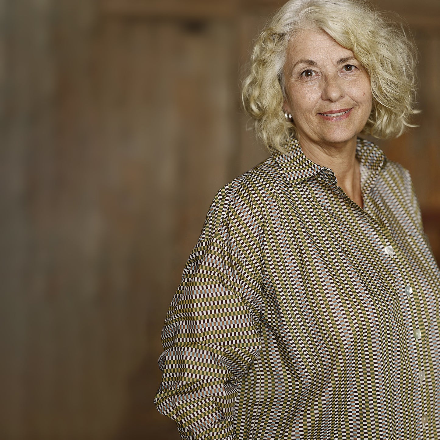 McVERDI oversize skjorta  - Liberty Check