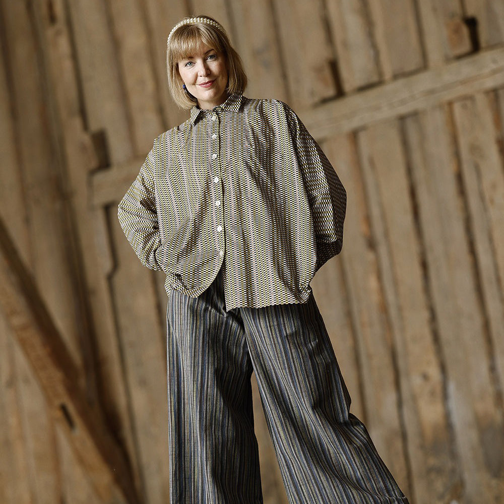McVERDI oversize skjorta  - Liberty Check