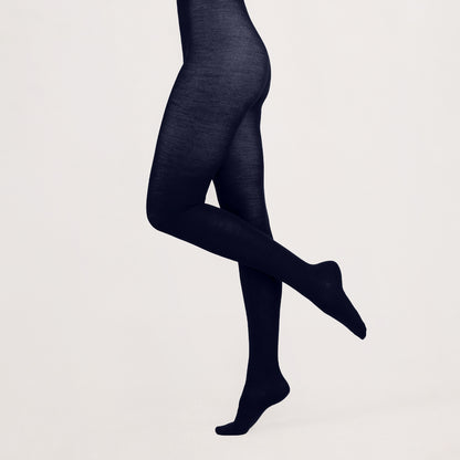 Bleuforêt Strumpbyxa merinoull - Navy