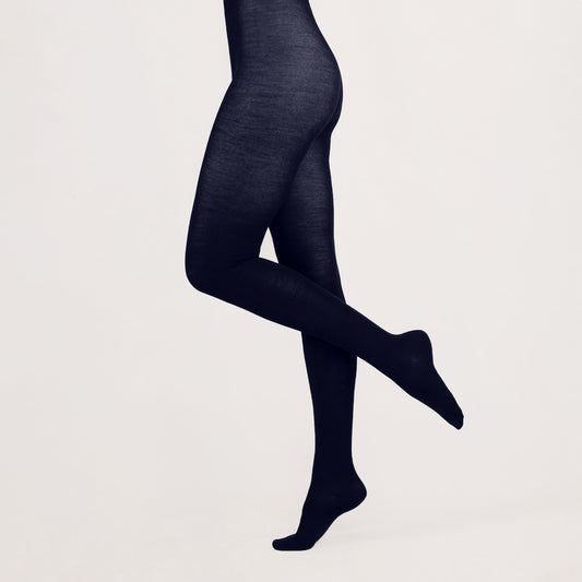 Bleuforêt Strumpbyxa merinoull - Navy