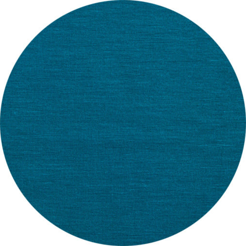 Klockad långärmad T-shirt i bambulyocell - Ocean Blue