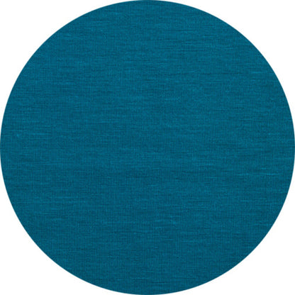 Klockad långärmad T-shirt i bambulyocell - Ocean Blue