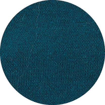 Klänning med puffärm i bambulyocell - Petrol Blue