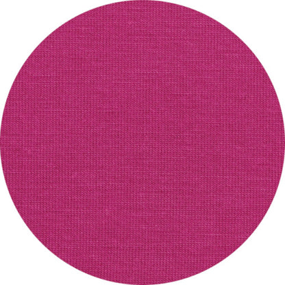 Klockad topp med trekvartsärm i bambulyocell - Pink