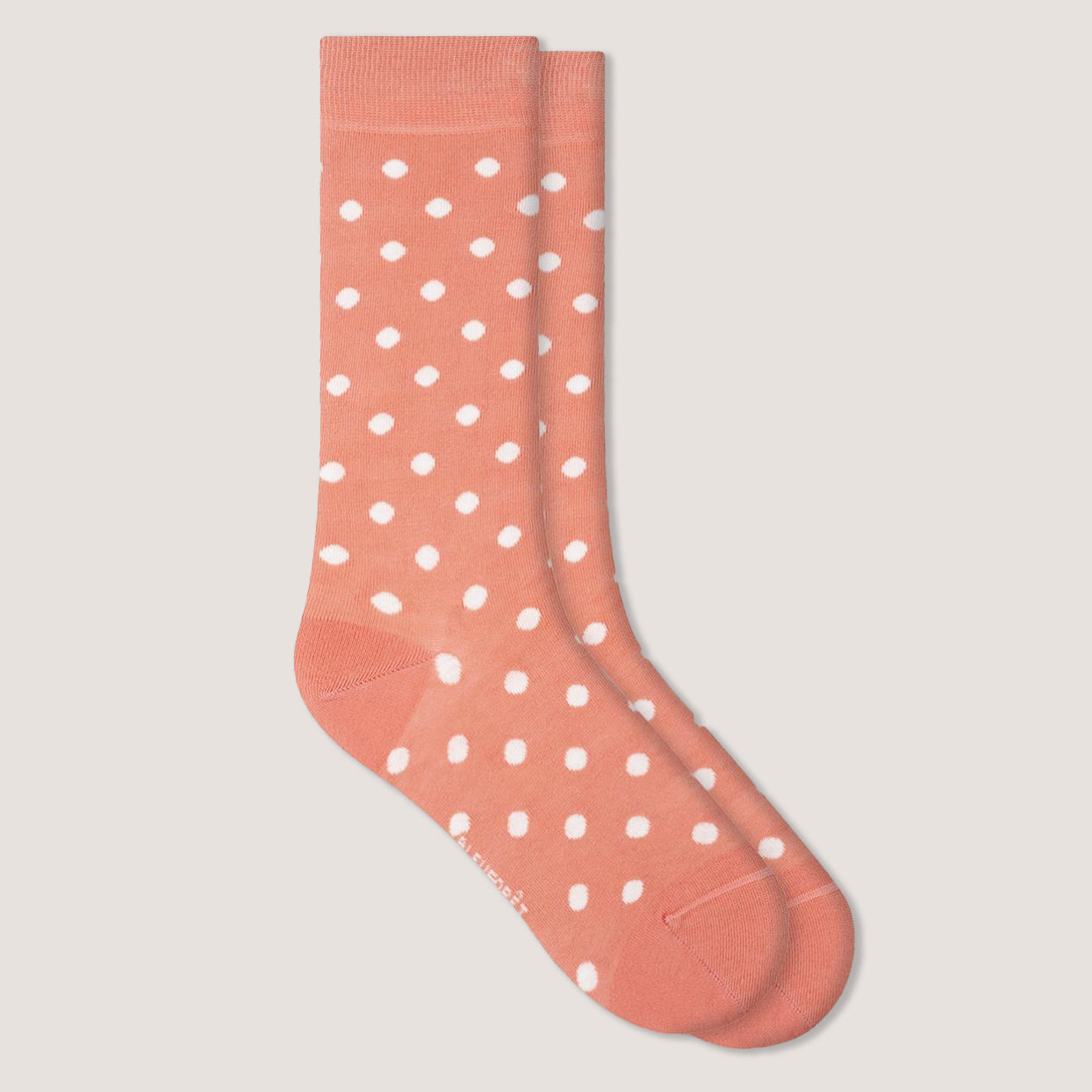 Strumpa DOTS i bomullsmix – Coral