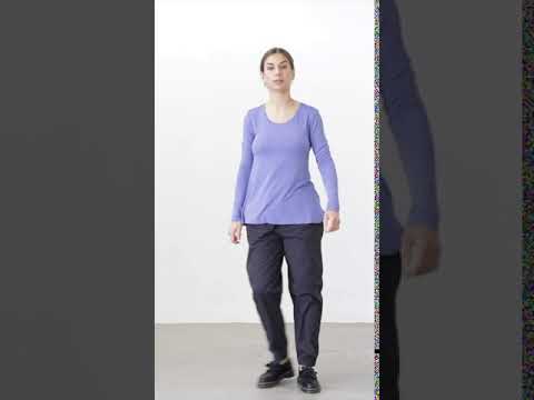 4602 T-shirt - A-line med lång ärm