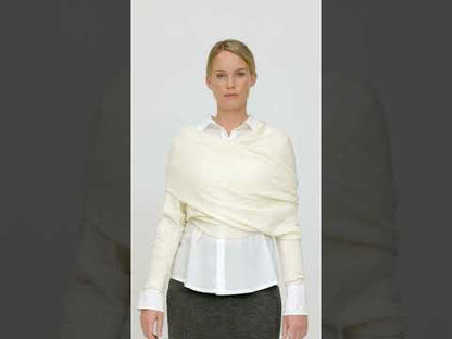 Lätt klockad vadlång kjol  - by basics merino bubble wool