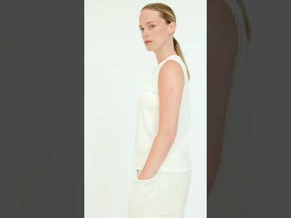 Linne i 100 % bomull – Rose Melange