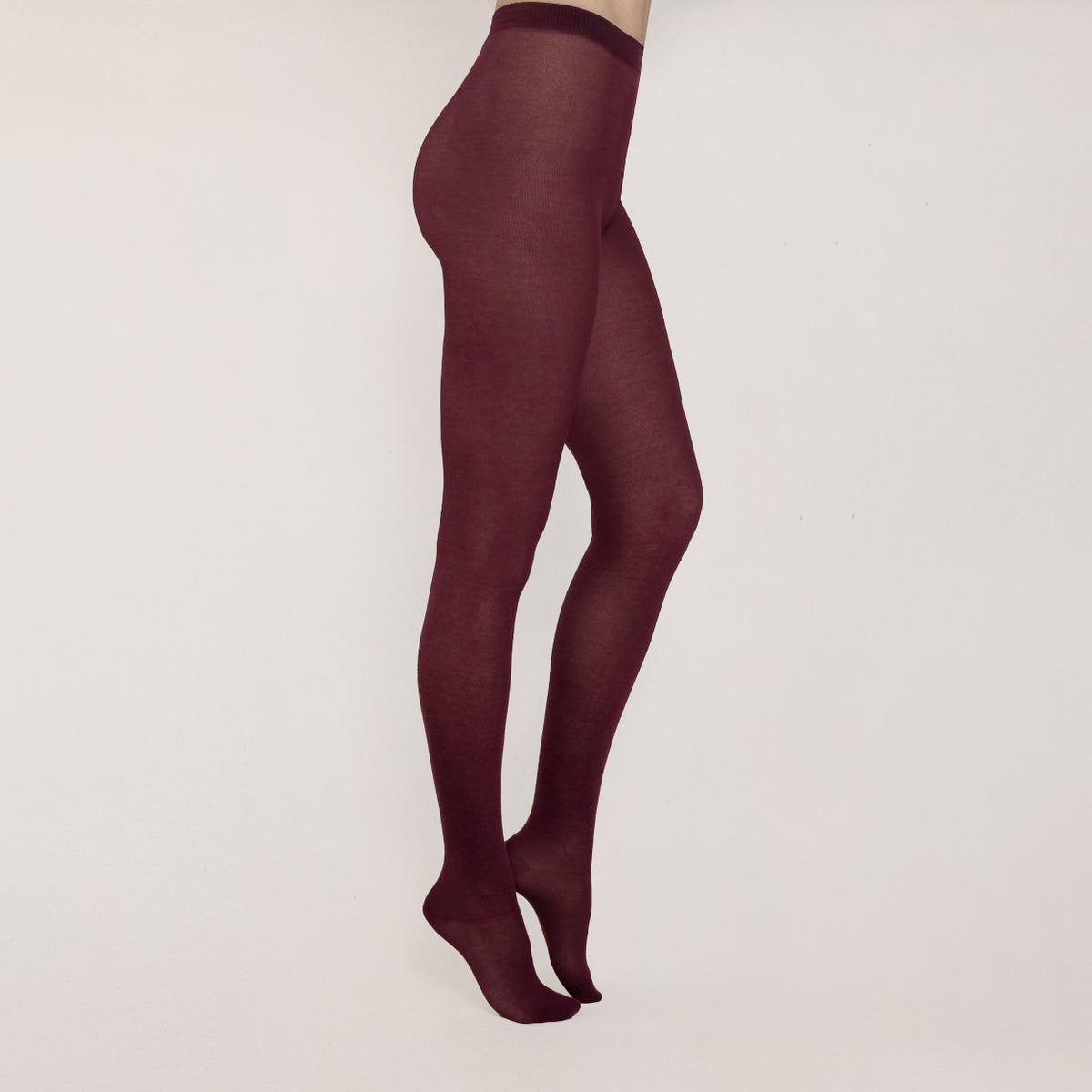 Bleuforêt strumpbyxor 97% bomull - Plum S-L