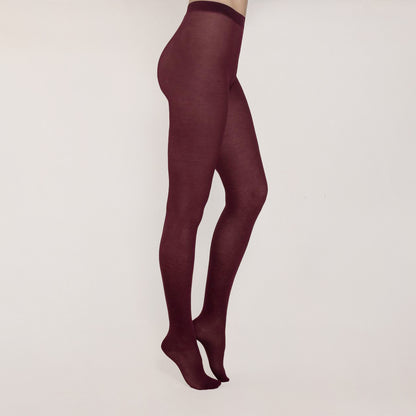 Bleuforêt strumpbyxor 97% bomull - Plum S-L