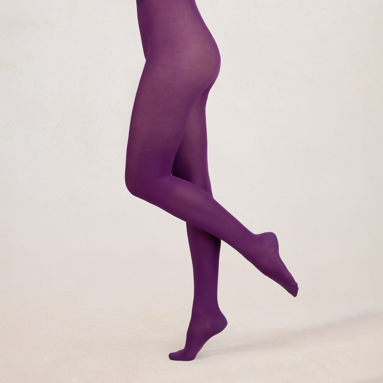 Bleuforêt strumpbyxor 97% bomull - Purple L