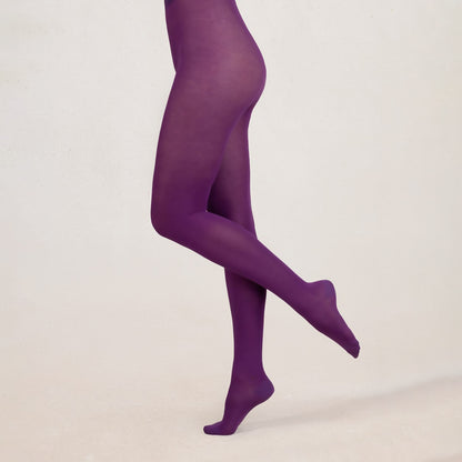 Bleuforêt strumpbyxor 97% bomull - Purple L