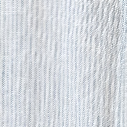 GR Nature kortärmad linneklänning - Smalrandig