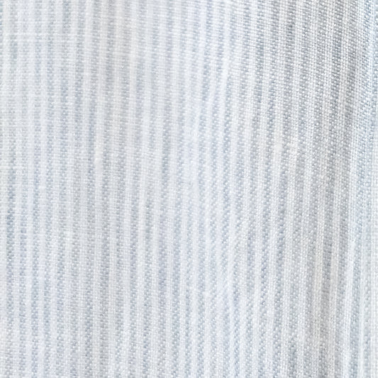 GR Nature kortärmad linneklänning - Smalrandig