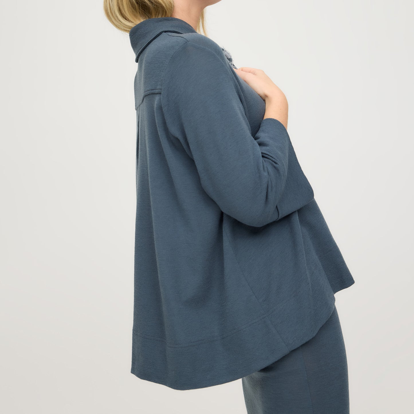 Swagger i merinoull - Asphalt