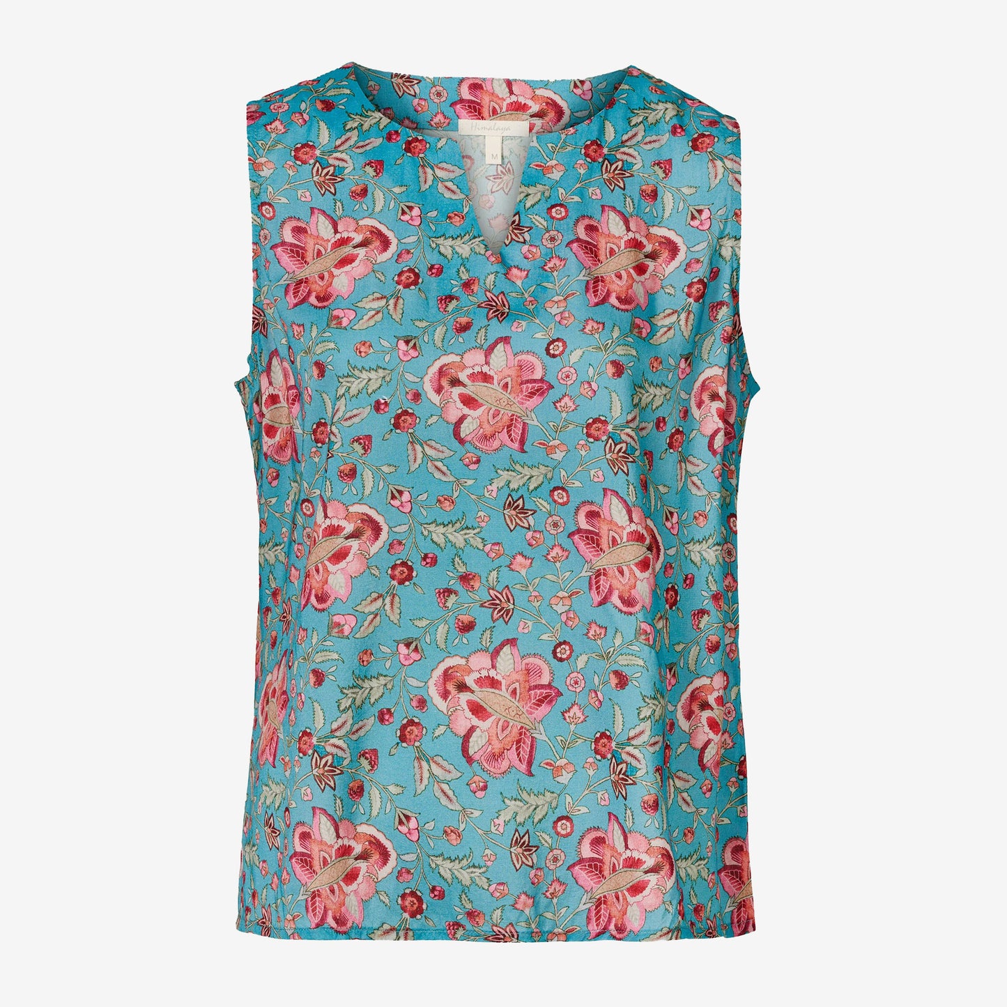 Blommig ärmlös topp i modal - Vintage Flower | Himalaya