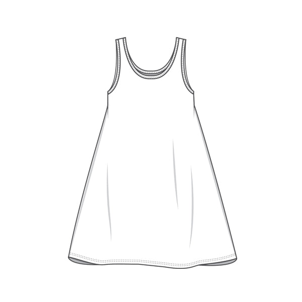 2604 Topp - ärmlös swaggermodell