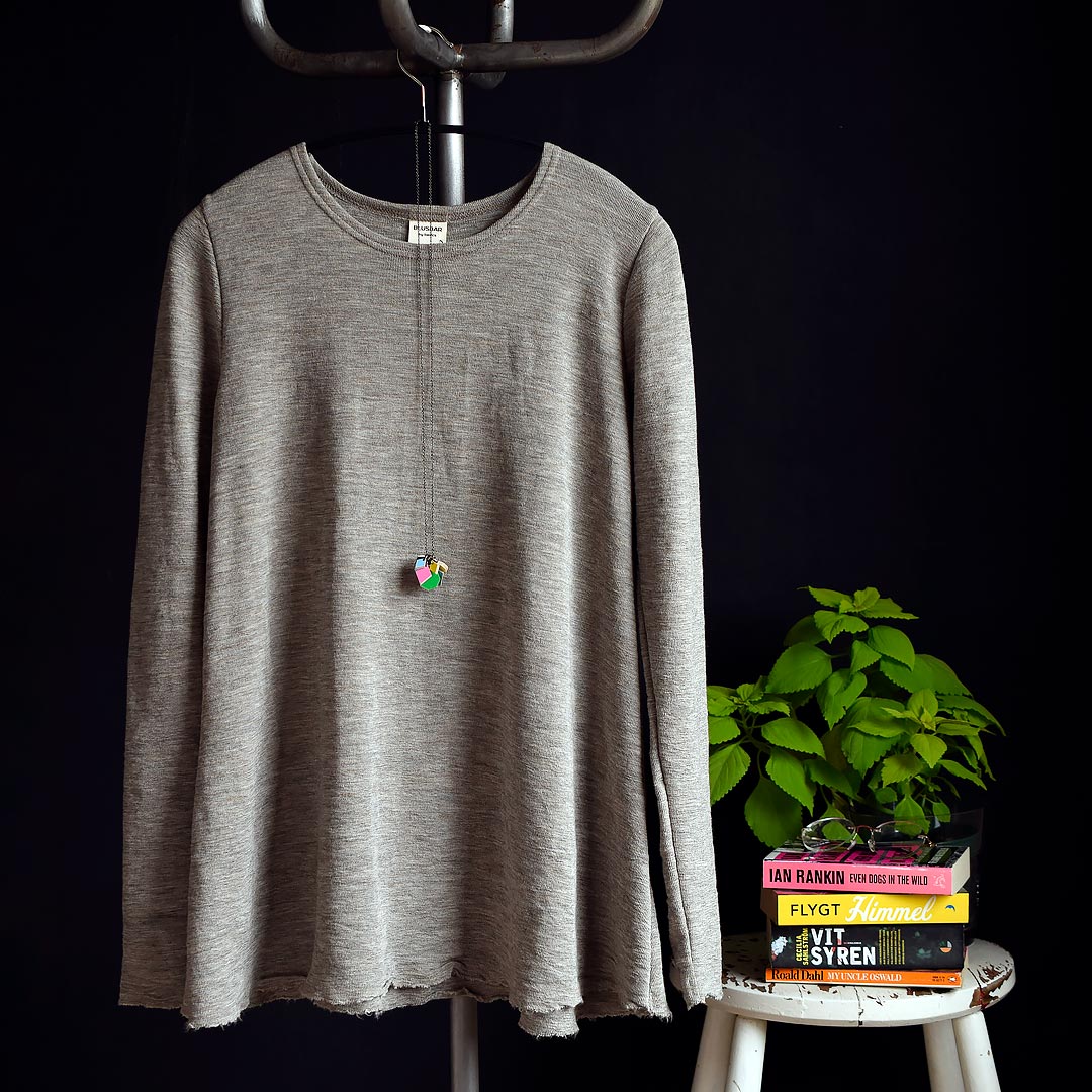 4012 Tröja - A-line, rund hals, lång ärm