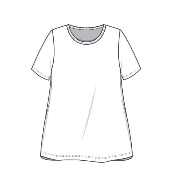 4601 T-shirt - A-line med kort ärm