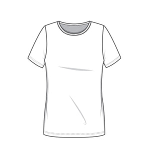 4603 T-shirt - figurnära med kort ärm