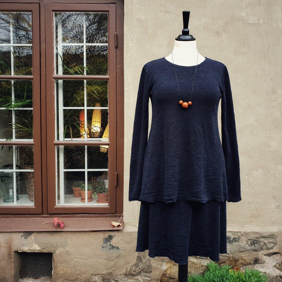 4012 Tröja - A-line, rund hals, lång ärm