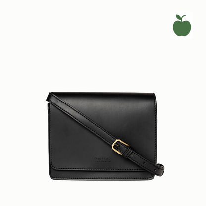 AUDREY Mini BLACK - handväska i äppelläder
