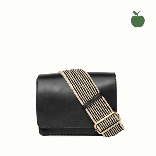 AUDREY Mini BLACK - handväska i äppelläder