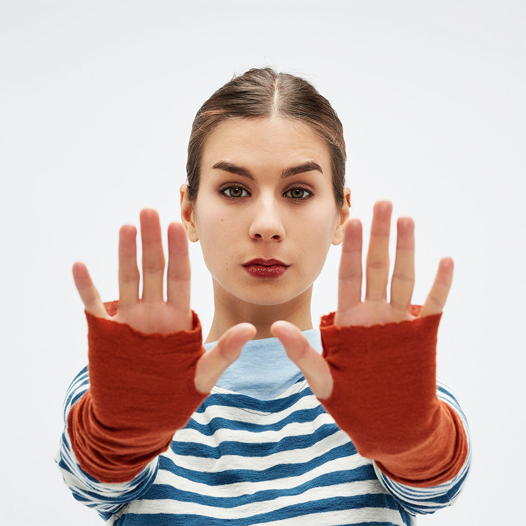 Handledsvärmare i merinoull - färger i lager