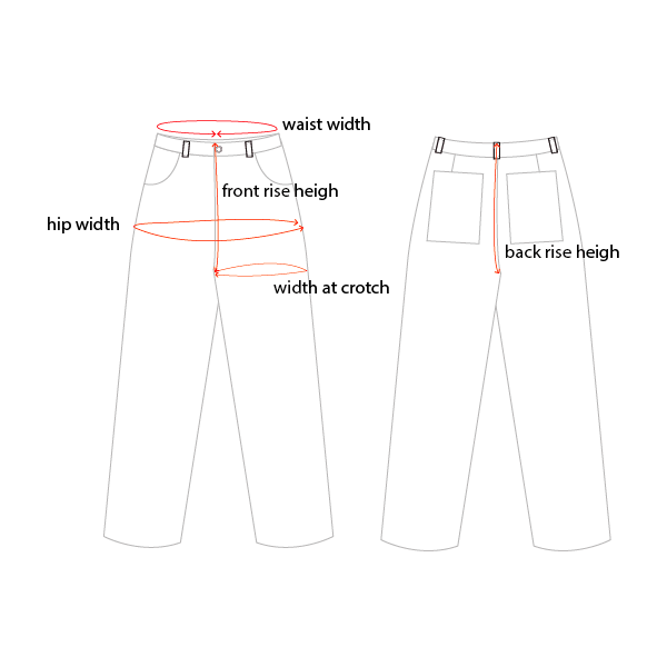 Jeans i ekologisk bomull & hampa, Blå denim