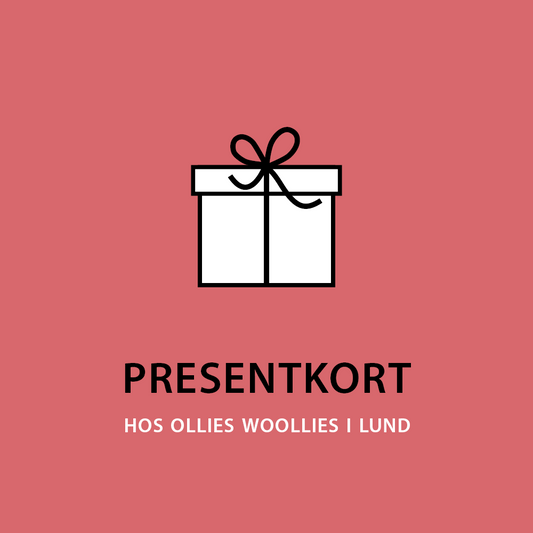 Presentkort för butiken i Lund