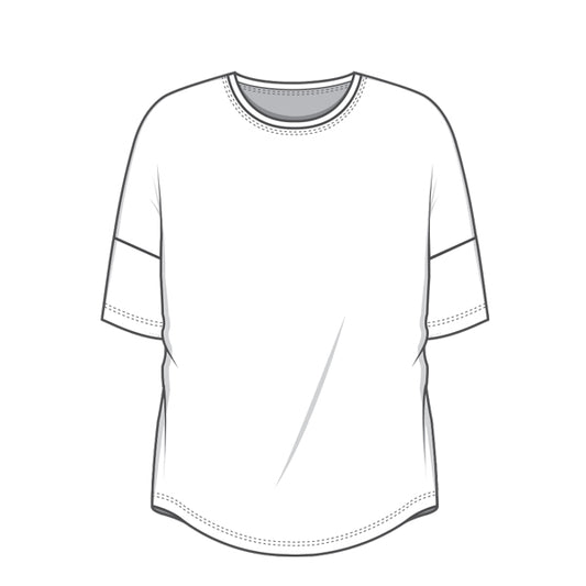4305 T-shirt – "Loose" med kort ärm